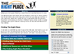 The Right Place Child Care Finder Website